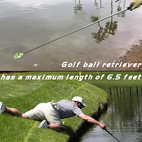 Golf Ball Retriever Golf Ball Retriever Telescopic,Ball Retriever Tool Golf Ball Retriever Telescopic For Water With Durable Spring Release-Ready Head With Locking Clip #TOP5