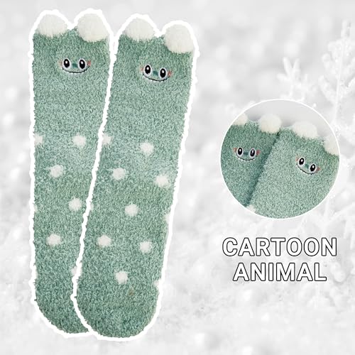 Image of Benefeet Sox Womens Fuzzy Socks Girls Cute Slipper Sock Funny Fluffy Winter Warm Soft Cozy Plush Indoor Sleep Sock