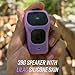 noxgear 39g Wearable Bluetooth Speaker, Magnetic Mini Clip-On, Waterproof Up to 15 Hours Playtime | Clip On Bluetooth, Wearable Speaker with Microphone, 100ft Range (Color: Lilac)