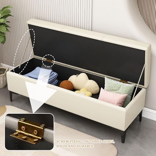 Banc à chaussures avec coffre de rangement pour entrée design