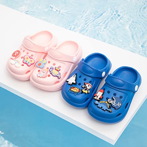 Sonsage Toddler Boys Girls Garden Clogs Water Shoes Little Kids Pink Summer Sandals Slipper Cute Cartoon Lightweight Classic Outdoor Beach Pool Shower Shoe Size 11M #TOP1