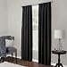 Maytex Micro Fiber Window 2-Pack Panels, 40 Inch X 84 Inch, Black