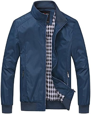 Men's Waterproof Softshell Jackets Active Rain Jacket Thick Blue Asia XL/US S