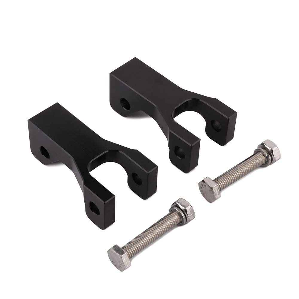 AnXin Kit de descenso delantero, kit de bloque de descenso delantero y trasero ajustable para motocicleta ARCTIC CAT DVX 400 KFX 400 LT Z400