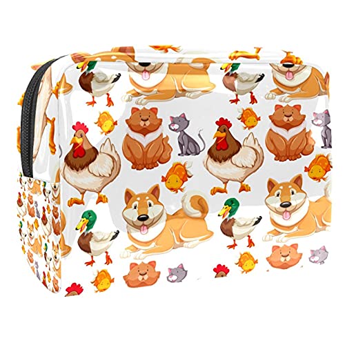 Trousse de maquillage portable vanity de voyage et organiseur de toilette multicolore femme
