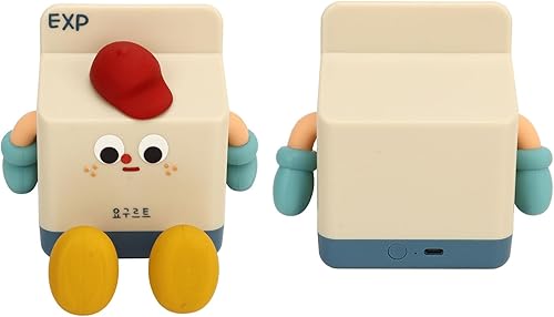 Miniatura 8 de Garosa Linda lámpara de noche con luz de leche, lámpara de noche LED recargable, portátil, para dormitorio, sala de estar, comedor, escritorio,