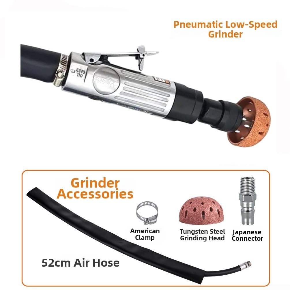 Smerigliatrice Pneumatica 11mm per Gomme Auto Acciaio(Silver)