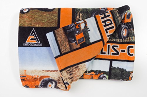 SKYLIGE Allis-Chalmers Tractor Fleece Blanket, Throw Size 58r\
