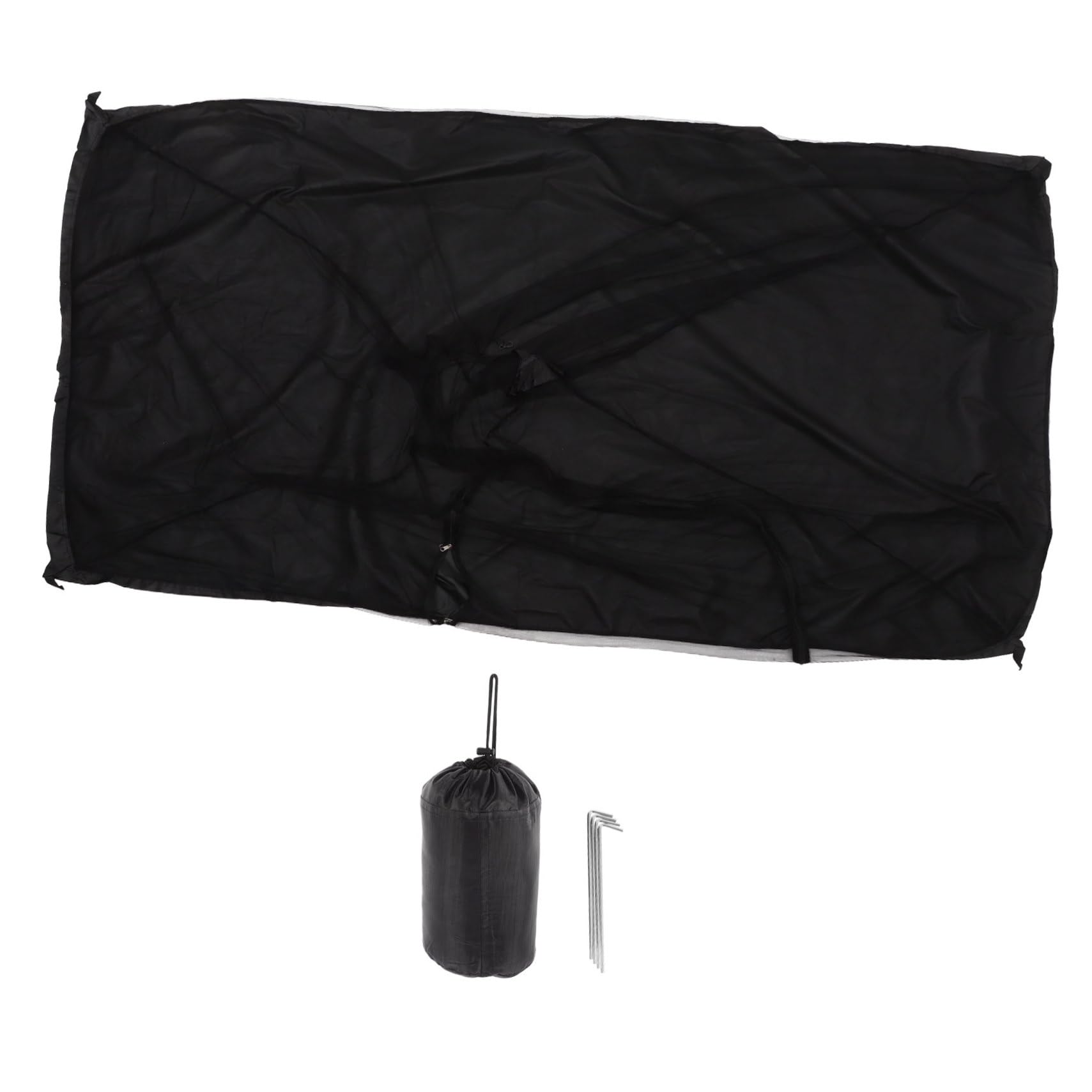 Tente de camping portable filet extérieur moustiquaire noir