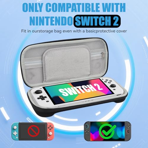 Estuche para Nintendo Switch 2 Olycism con protección premium rígida EVA e impermeable 2