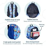 Wildkin Plecak dziecięcy 38 cm dla chłopców i dziewcząt, idealny na wczesną podstawę, plecak dla dzieci z wyściełanym tyłem i regulowanym paskiem, idealny do plecaków szkolnych i podróżnych (pociągów,