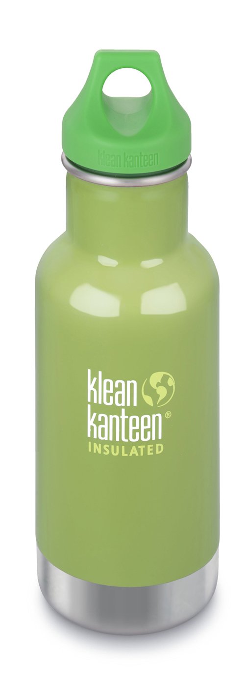 Klean KanteenInsulated Kid Classic Stainless Steel Bottle with Loop Cap, Edelstahl Kinderflasche mit Loop Cap 355 ml Kid Insulated