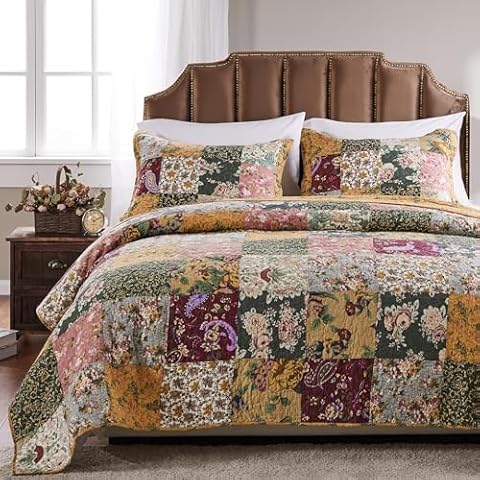 Greenland Home Antique Chic King Quilt Set Cover