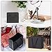 Yexiya 50 Pcs Black Mini Gift Bags with Handle Gift Card Bags Bulk Extra Small Paper Party Favor Boxes Tiny for Christmas Wedding Baby Shower Birthday Wrapping Supplies, 4.7 x 3.9 x 2.3 Inch