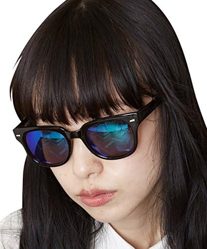 Amazon メメントイズム Mementism ミラーレンズサングラス 眼鏡 伊達眼鏡 だてメガネ Me 66w Free グリーン Me 66w Gr01f001 サングラス 通販