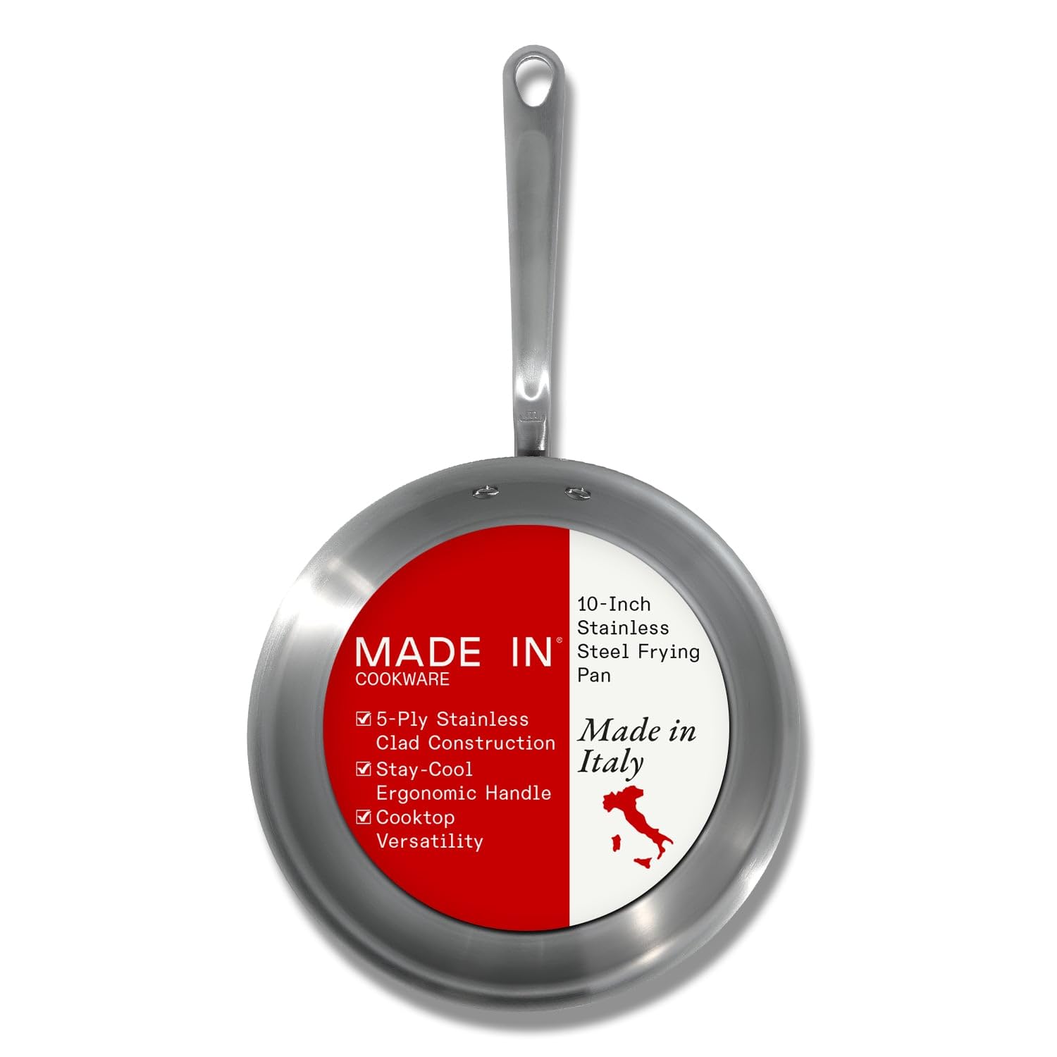 Made In 10 Inch Stainless Steel Frying Pan
