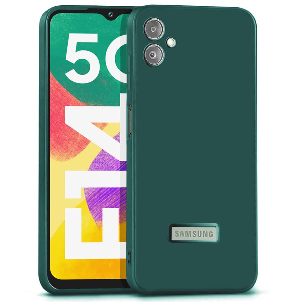 WOW IMAGINE Slim Ultra Soft Rubberised Back Cover for Samsung Galaxy F14 5G | Inner Velvet Fabric Lining | Matte Silicone Flexible Camera Protection Back Case - Green (B0BZPT13R5) Amazon Price History, Amazon Price Tracker