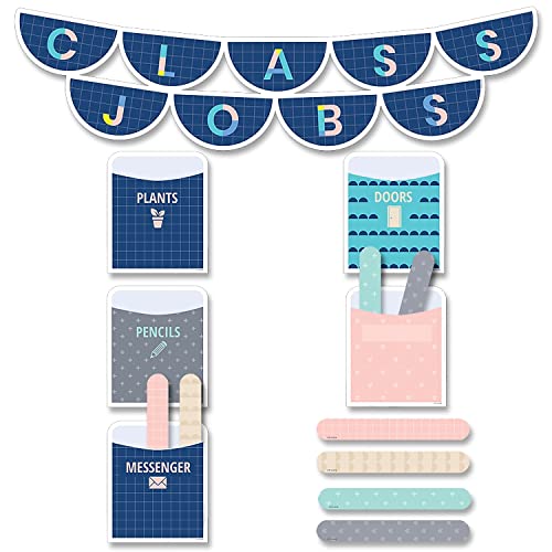 Creative Teaching Press Calm & Cool Class Jobs Mini Bulletin Board, CTP 8602, Multi