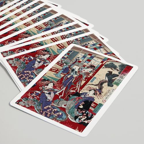 Baraja de cartas Poker Lantern Press 52 piezas miniatura 5