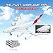 OTONOPI Airplane Toy Plane Die Cast Metal Pull Back Model Plane Toy Airlines with Lights and Sounds for Kids Toddlers Boys and Girls Age 3-12+ Birthday Gift (Airlines AF-8869)