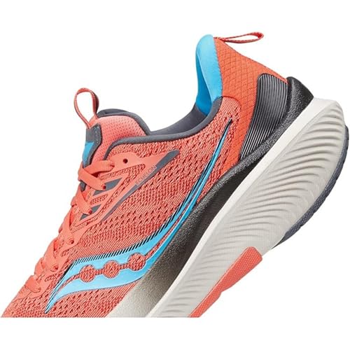 Saucony Echelon 9, Running Shoe Womens, Coral/Ocean, 5.5 - image 8