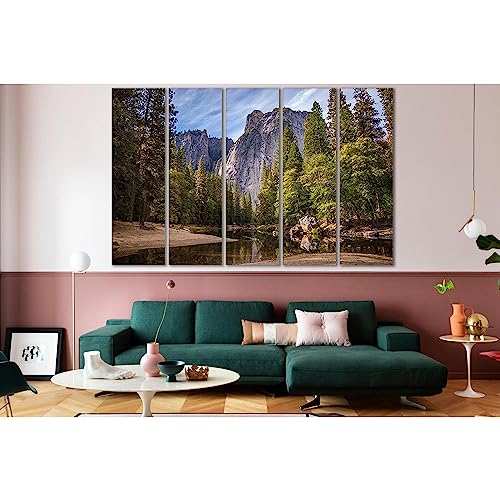 Impression sur toile ZELLART SL501 sublimez un mur blanc vide avec ce paysage forêt sauvage