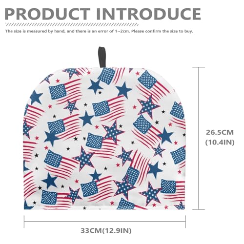 Image of American Flag Teapot Warmer Tea Pot Cover Keep Tea Warm Insulation Teapot Cozies Kettle Cover 4th of July Independence Memorial Day Decor