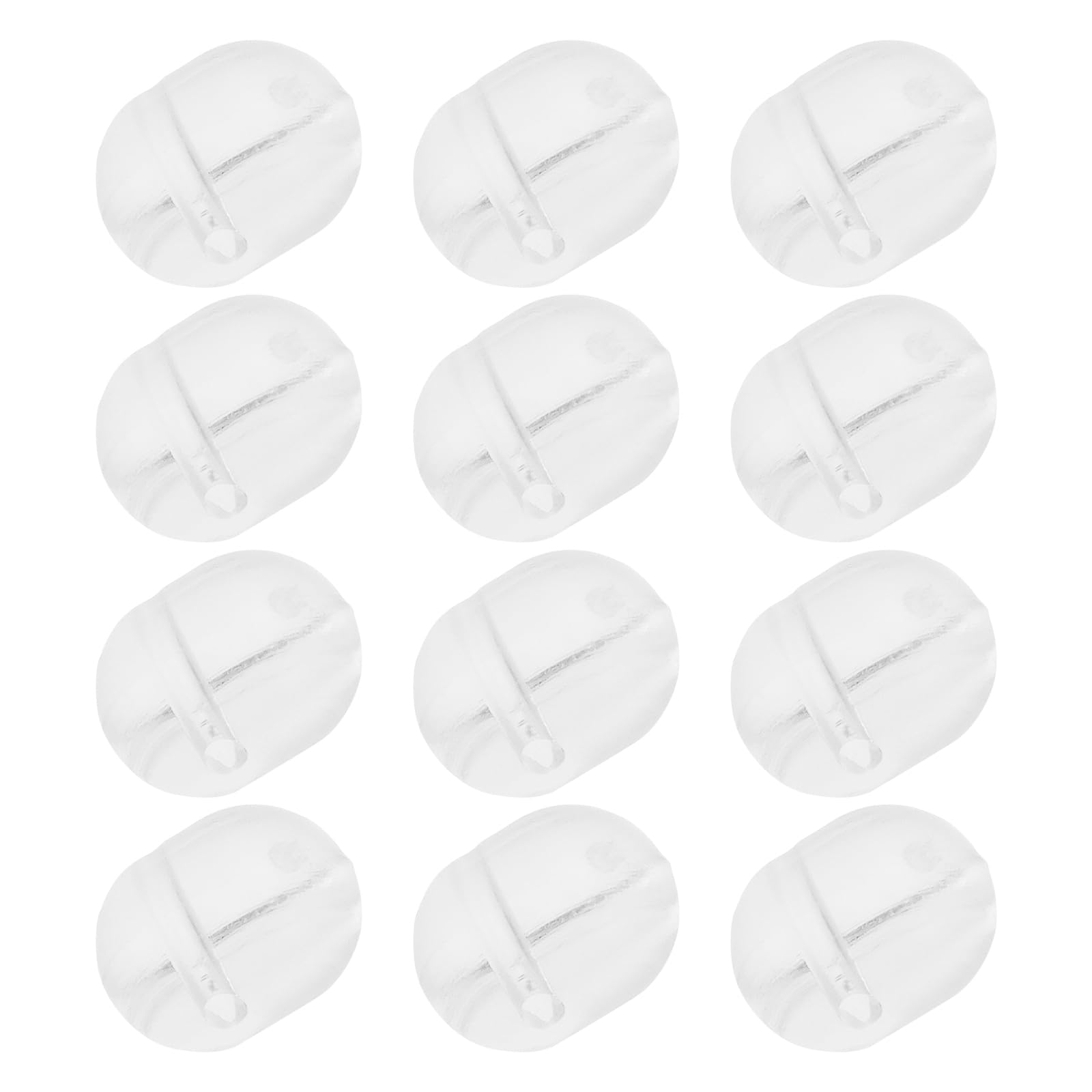 EMSea 200 Cuentas de Pesca de 3 X 5 mm/4,7 X 6 mm/5 X 8 mm Cuentas de Doble Agujero en Cruz Cuentas de Tope de Cebo de Pesca Señuelos de Pesca Aparejos de Pesca Cuentas de Anzuelo Transparentes
