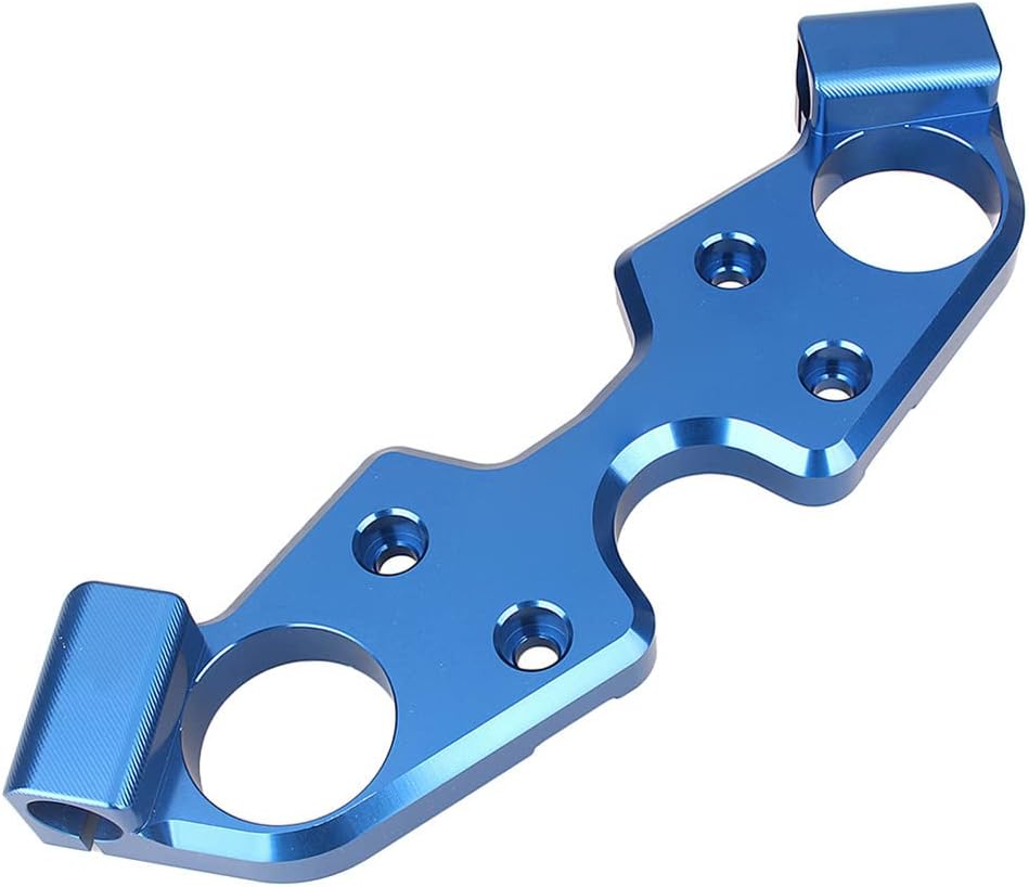 Chcury1 Motorcycle Lowering Triple Tree Front End Upper Top Clamp For Suzuki GSXR 1300 Hayabusa 2008-2017, Blue