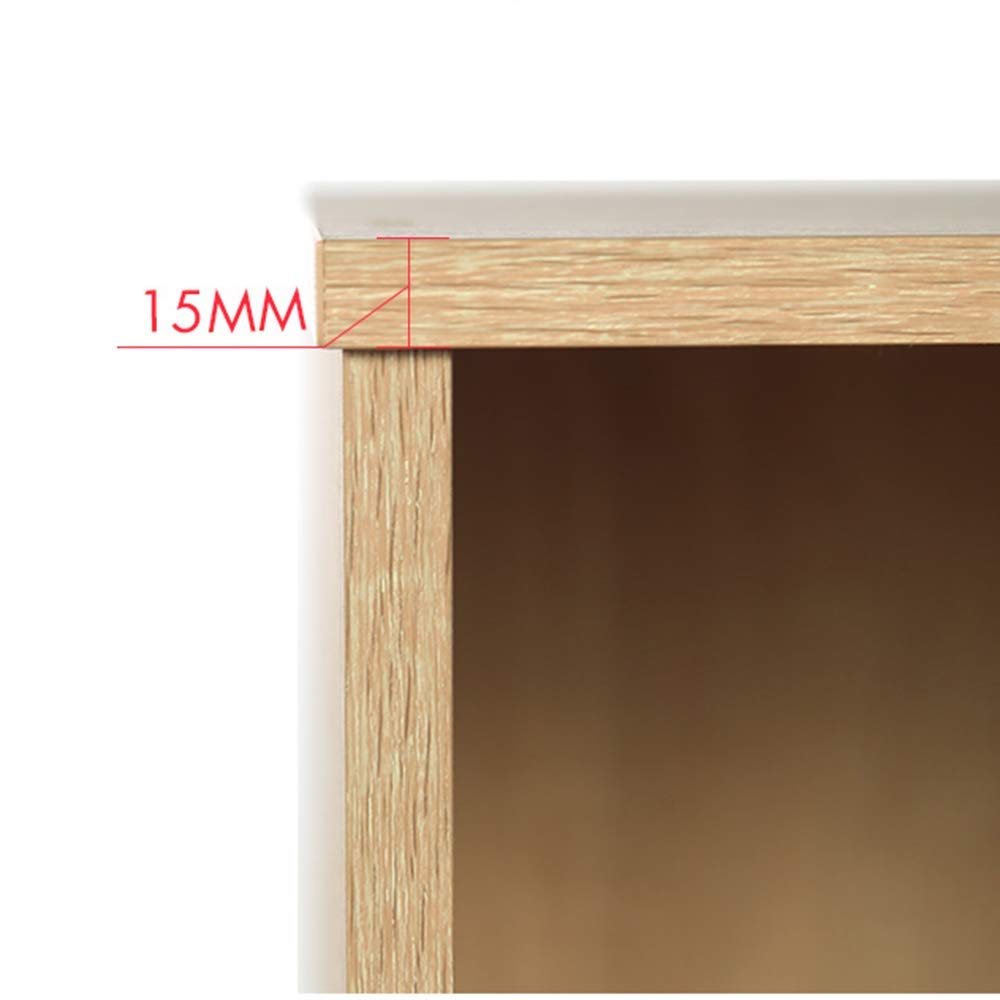 MU Estanterías para el hogar Estantería Estantería, Piso Estantería pequeña Armario de combinación Libre Piso de Estilo japonés Bastidores de Bastidor de Almacenamiento Simple
