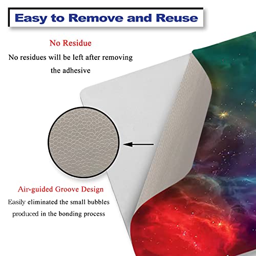 ARTSO 15.6 inch Laptop Notebook Skin Sticker Universal Soft Art Cover Decal Fits 12 13 13.3 14 15 15.4 15.6 inch Laptop Protector,Easy to Apply, Reusable, Color Nebula Galaxy
