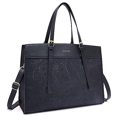 Missnine PU Leather Work Tote