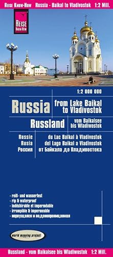Reise Know-How Landkarte Russland - vom Baikalsee bis Wladiwostok 1 : 2 000 000: world mapping project