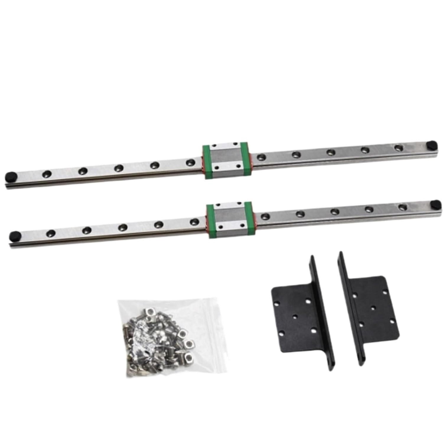 Miniature Linear Motion Guide Linear Guide Rail Linear Sliding Rail Guide 300mm Metal Height 3D Printer Accessories for