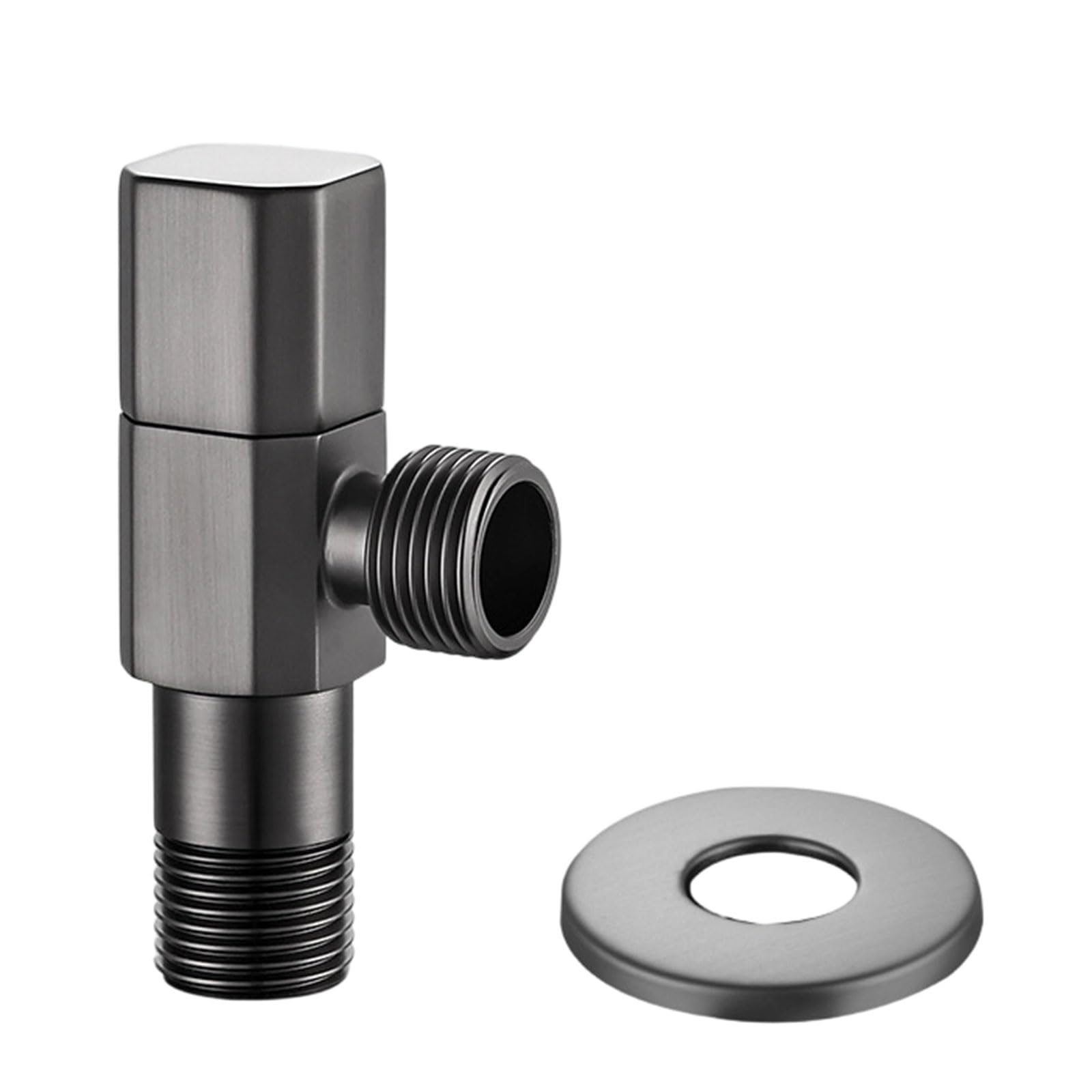 Elnwnnkc A Water Shut Down Valves Brass 1 / 2Inch Turn Ngles Stop Plumbing Fitting For Hot/Cold Water Systems Brass Ngles Stop