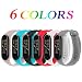 Produktbild STN kompatibel mit Xiaomi Mi Band 5 Smart Strap, Silikon-Ersatzbänder für Xiaomi Mi Band 5 Smart Bracelet NFC-Farbdisplay-Armband (6PCS)
