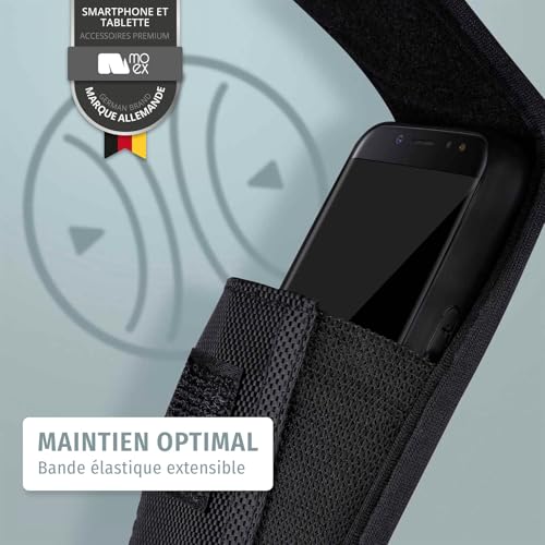 Étui de ceinture en nylon moex Agility pour iPhone 16 Pro Max housse robuste noire - 6