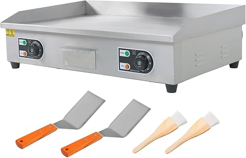 findmall 30 Inch Commercial Electric Griddle 3000W Countertop Flat Top Grill for Both Home and Commercial Environments