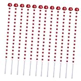 Ornements de bâtons d'arbre de noël - design créatif: ces décorations de bâtons de noël peuvent être tordues, c'est un élément unique et créatif qui ajoute un charme festif à vos , décorations de kit d'arbre de noël.