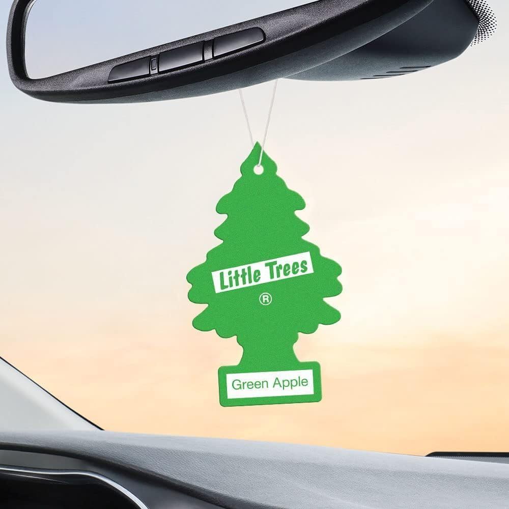Car Freshner Little Trees Green Apple 24 Pack
