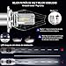H4 LED Bombilla Coche 6500K Blanco Faros Lámparas Para Coches 1: 1...