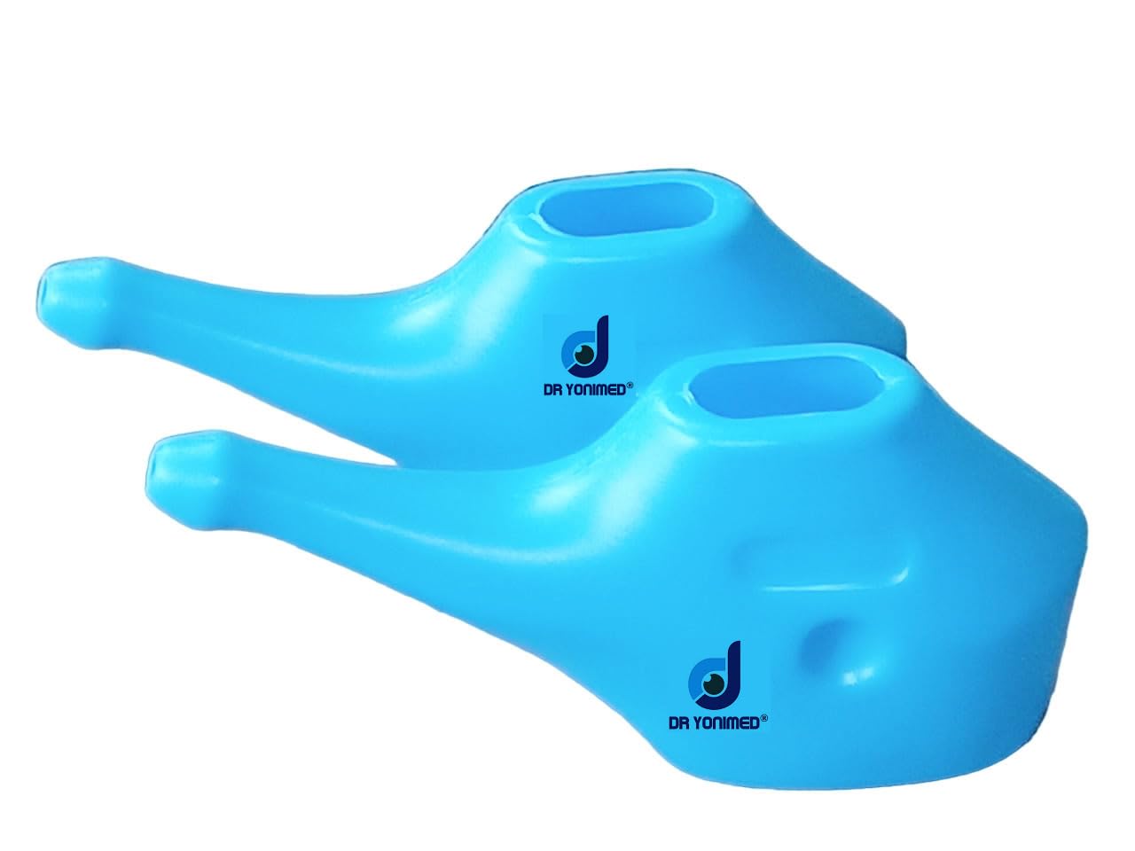 Dr Yonimed Jal Neti Pot Plastic Sky Blue Color 200ml (Pack of 2) For Nasal Wash & Sinus [Economy - Light Weight Jala Neti Pot]-image-17