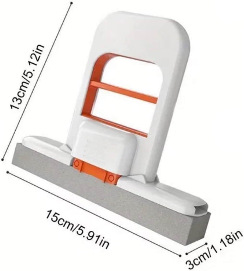 Mini Foldable Desktop Mop, Compact Handheld Cleaning Mop with Folding Handle, Reusable for Desk, Table, Kitchen Counter, Office and Household Surfaces, Pack of 2