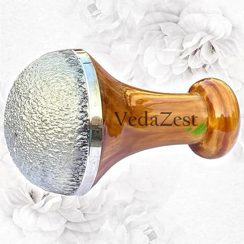 Bronze Kansa Natural Vatki Cup Ayurvedic Detox Foot Massager Relaxation and Deep Cleaning Ancient Indian Technique Ayurvedic Kansa Vatki Foot Massager (KANSA Wand Massager with VATKI)