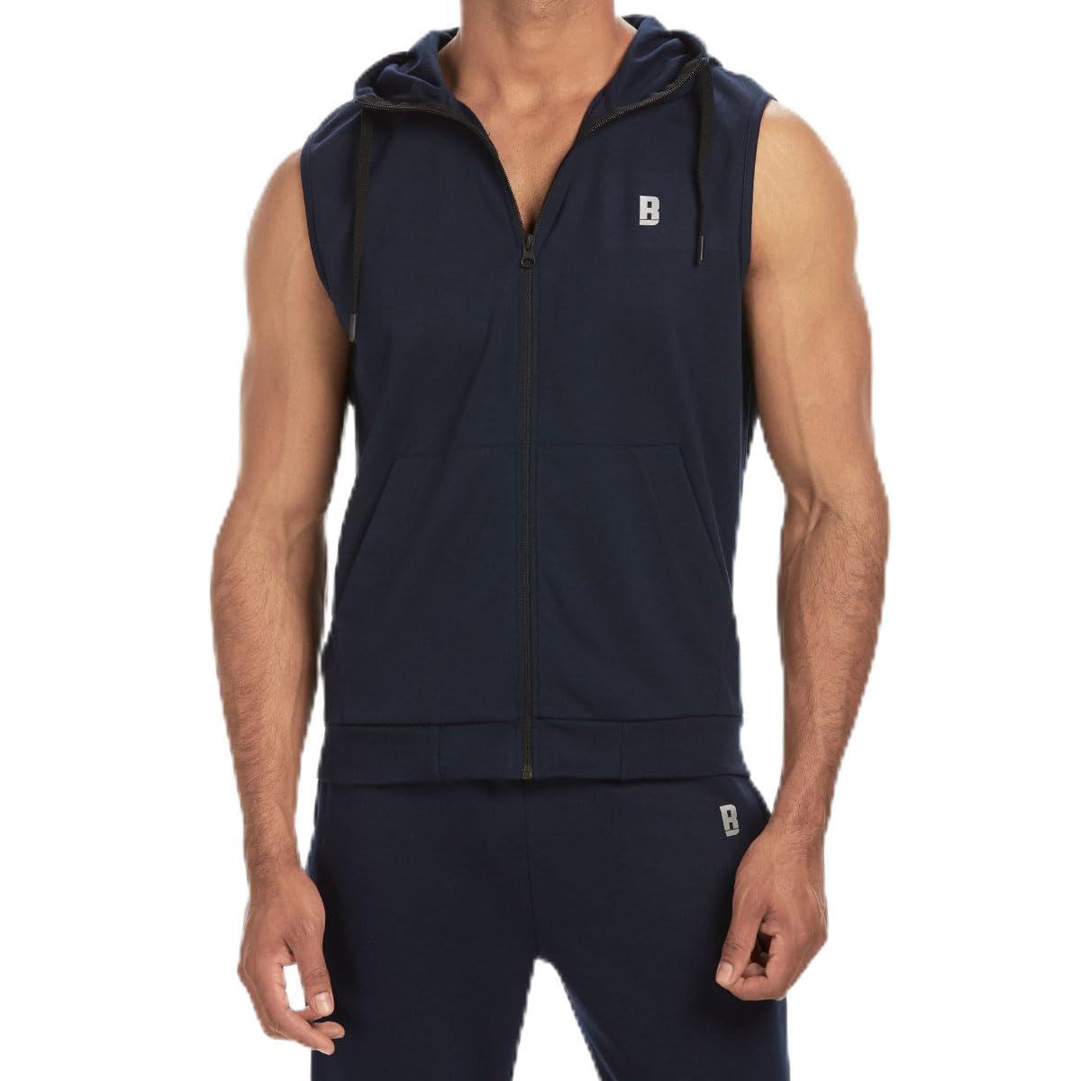 baller athletik Sleeveless Hoodie - Navy Blue-picture-45