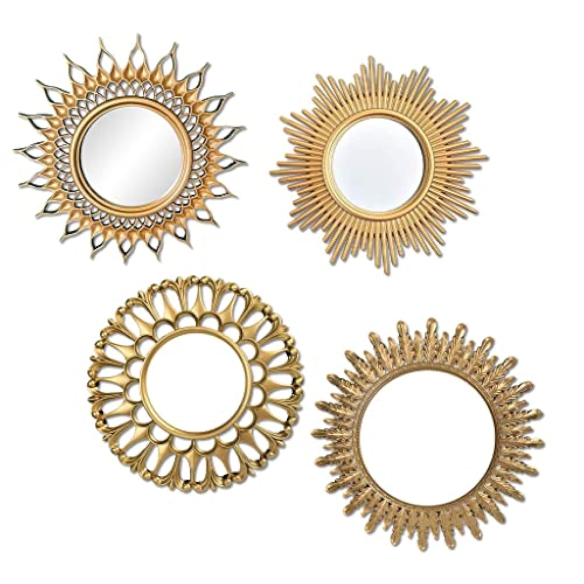 Nordic Wall Mirror, Gold Frame Small Decor
