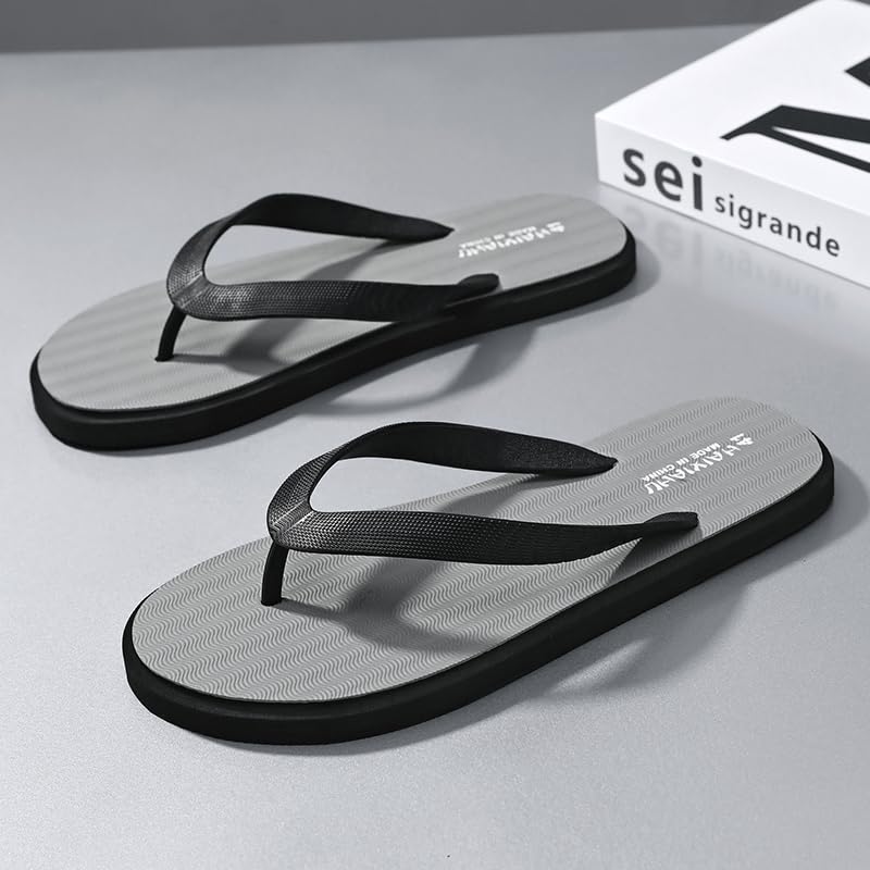 Stylish Comfortable Mens Sandals Thick Soles Anti-Skid Features For Summer Wear Flip Flops Shoes Men2