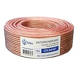 Lautsprecherkabel 4 mm² M&G Techno 10m CCA Transparent