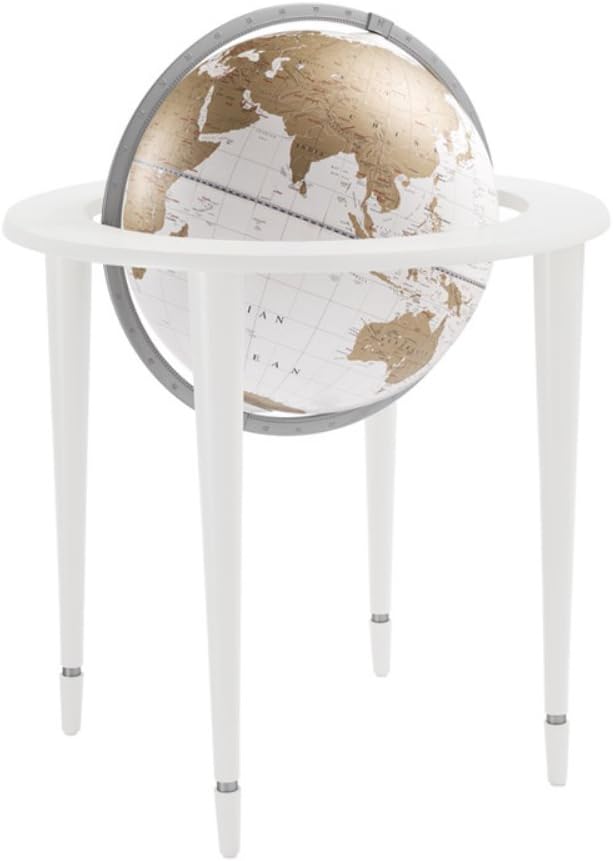 Amerigo Floor Globe Color: White