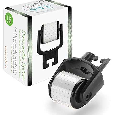 DRS Black Ersatzkopf mit 192 runden Nadeln für alle DRS Dermaroller mit wechselbarem Aufsatz - das Original, Nadeln aus Edelstahl, Gebrauchsanweisung auf Deutsch und Englisch, Nadellänge:0.25mm Cover